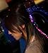 Glowbys LED Fiber Optic Light-Up Hair Barrette - Rainbow