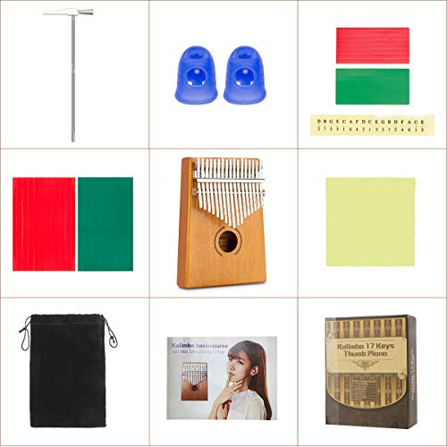 6 Kalimba+Instructions+Portable+African+Beginners