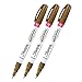 Sharpie 35532 Gold Paint Marker, Oil Based Ink, Extra Fine Point, Pack of 6