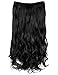 V-Shaped Hair Extensions One Piece U part Synthetic Straight Curly Wave Clips in Hairpiecethumb 1
