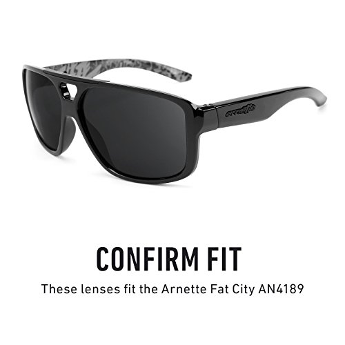 Revant Replacement Lenses for Arnette Fat City AN4189 Polarized Elite Winlock Brown