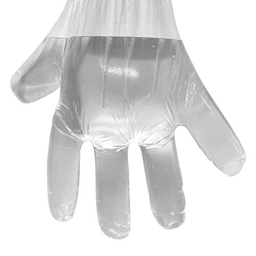 image for KingSeal Poly Elbow Length Disposable Gloves, 21 inches from Fingertip