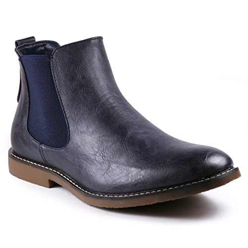Metrocharm mc124 men s formal dress casual ankle chelsea boot (9.…