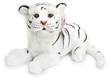 Abhik the Baby Bengal White Tiger | 27 Inch Large Stuffed Animal Plush | By VIAHART