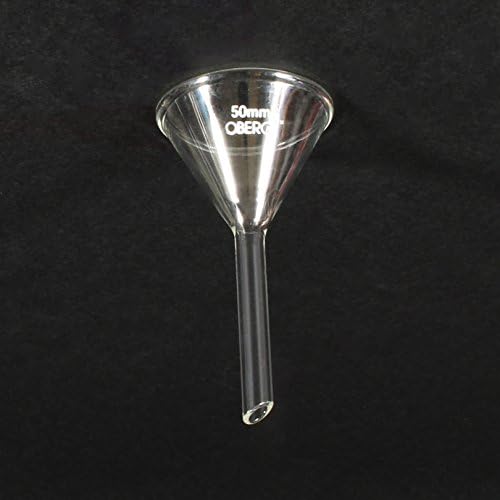 Glass Filtering Funnel, 50mm Dia, 60° Angle, Borosilicate