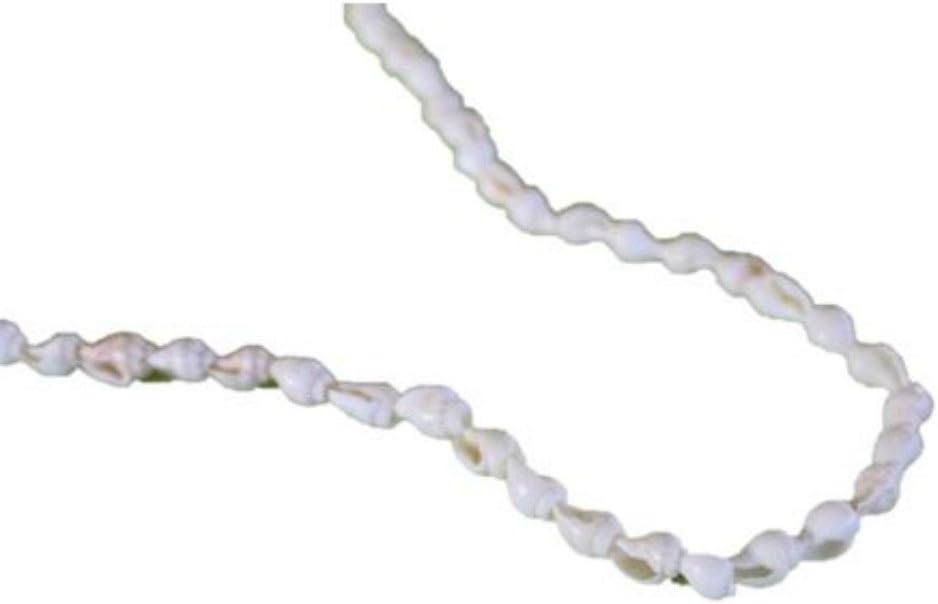 Maleka Designs 3 Pack Hawaiian Shell Luau Graduation Leis Necklace (34" or 72")