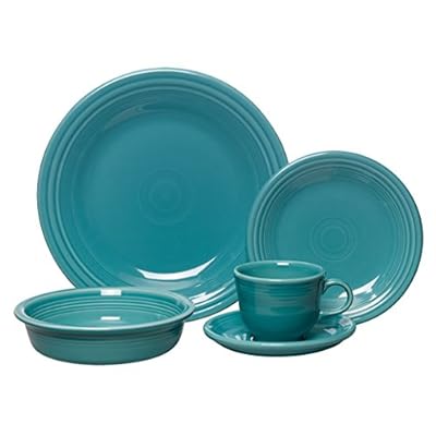 Fiesta 5-Piece Place Setting, Turquoise