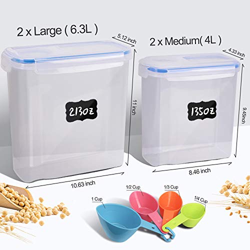EXTRA LARGE Cereal Container, EAGMAK Airtight Dry Food Storage