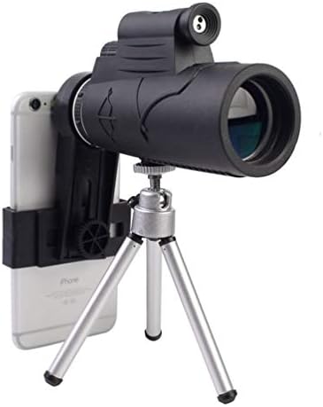 Black HD 50x60 Zoom Binocular Monocular Powerful Phone Laser Flashlight Telescope with Tripod Clip for Hunting Watching