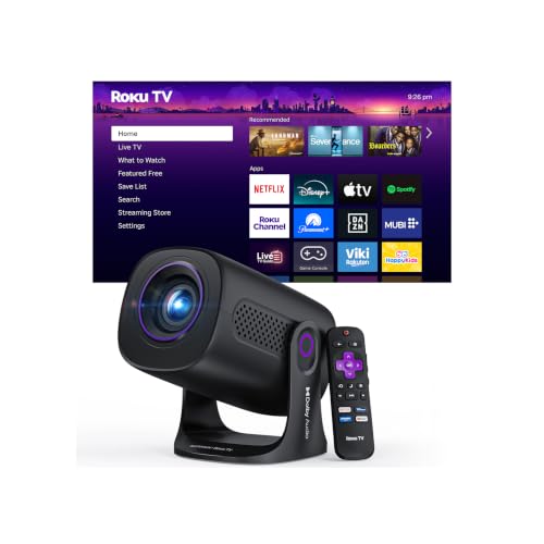 HAPPRUN Roku Smart Projector