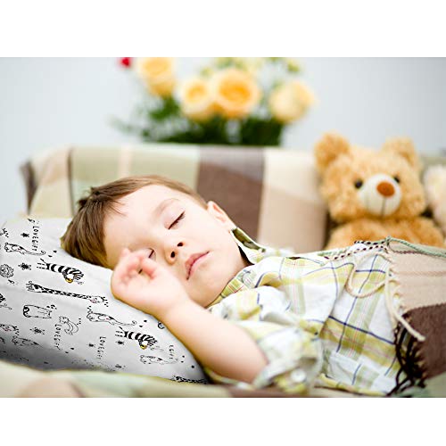 image for Aisawate Kids Pillows with Pillowcase,Soft Organic Cotton Toddler Chil