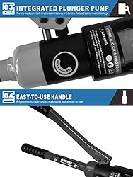 AMZCNC Industrial Hydraulic Cable Lug Crimper