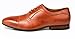 Ferro Aldo Modern Men's Dress Lace-up Oxfords Shoes Cap Toe Brown