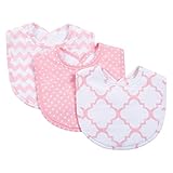 Trend Lab 3 Pack Bib Set, Pink Sky