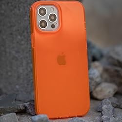 FELONY CASE - Neon Orange Crystal Clear Phone Cover