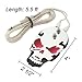 One Tattoo World New Red Skull Tattoo Power Supply Foot Switch Pedal Flat Stainless Steel 5.5'ft, OTW-P2192