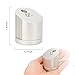 Apple Pencil Charging Station with Built-in USB Charging Cable (5 FT) Metal Docking Silver