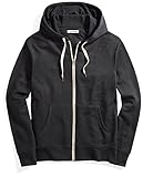 Goodthreads Men's French Terry Full-Zip Hoodie, Black, X-Large