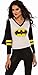 Rubie's womens Dc Comics Superhero Style Batgirl Sporty Tee Party Supplies, As Shown, Medium US