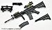 Tomytec Little Armory LA001: M4A1 Type Plastic Model Kit