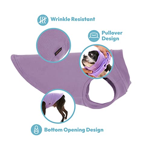 Gooby Stretch Fleece Vest Dog Sweater Mint, 2XLarge Warm Pullover