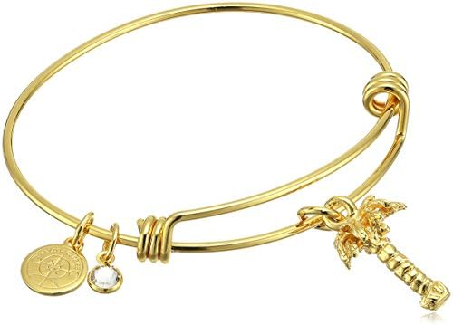 Halos & Glories"Palm Tree" Charm Bangle Bracelet