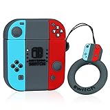 Lupct Game Switch Compatible with Airpods 1/2 Case Silicone, Cute Cartoon 3D Cool Air pods Design Cover, Fun Kawaii Fashion Stylish Funny Cases for Kids Girls Teens Boys Character Skin Keychain Airpod