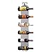 Wine / Towel Rack Wall Mounted - PREMIUM QUALITY, Decorative Metal Decor Style Design With Strong Iron Mesh Backing ( Holds 6 Bottles )