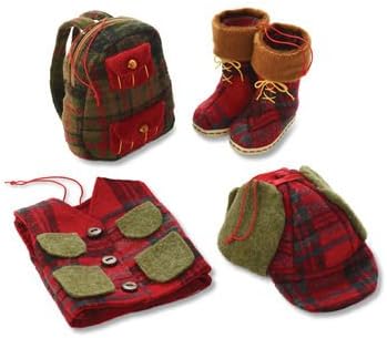 Demdaco Silvestri Collection Outdoor Gear Ornaments - 4 Assorted
