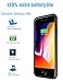 Slim Portable Charger Case iPhone 6/ 6S/ 7/8 (Support Wired Earphones), Rechargeable Protective Extended Battery Pack Charging Case (The Regular One Only, Not The Plus+)