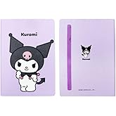 Cute Kitty Melody Friends Daily Weekly Monthly Planner, Diary, 7.3 x 5.2 Inches, Stickers Included, Premium Quality Hard Cover (The 2024-2025 calendar is included at the beginning of the planner, but it is a full-length model with no date, such as weekly or monthly planner, and can be used freely regardless of the year.) (Purple)