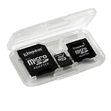 Kingston 2 GB microSD Flash Memory Card with SD and miniSD Adapters SDC/2GB-2ADP