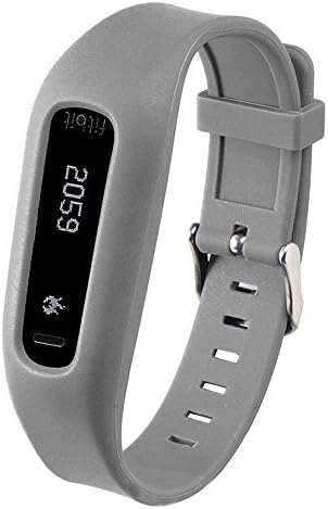 VintgaGood For Fitbit One Bands Wristbands Replacement Bands Soft Silicone Strap Smart Fitness Watch Band Women Men Gray