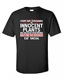 Eat Bacon funny novelty T Shirt