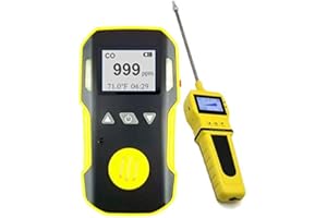 FORENSICS DETECTORS FD CARBON MONOXIDE Detector CO Analyzer + PUMP by FORENSICS | USA NIST Calibration | Water, Dust & Explosion Proof | USB Recharge | 0-1000 ppm |