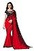 Mahavir Fashion Indian Women's Designer Georgette Saree (Red)