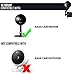 AC Outlet Mount compatible with Kasa Cam - Wall mount with 360-degree swivel for Kasa Cam