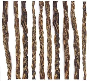 Pork Chew Bully Stick Braided All-Natural Dog Treats Grain-Free Antibiotic-Free Hormone-Free