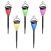 Solar Lights Outdoor Landscape Lamp for Pathway,Path,Garden,Lawn,Courtyard,Corridor,Patio,Porch with Smarthing 7 Colors/4 Mode/3 Placed Way(Wireless,Waterproof,5 Pack)