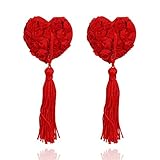 Evaliana Reusable Rose Nipple Sticker Pasties Bra Cover Pad Breast Tassle