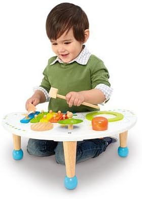 wooden music table baby