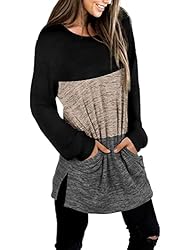 XIEERDUO Womens Sweatshirts With Pockets Fall