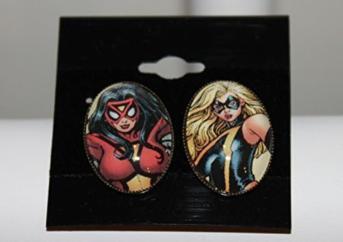Marvel Avengers Captain Marvel Spider Woman Post Stud Earrings