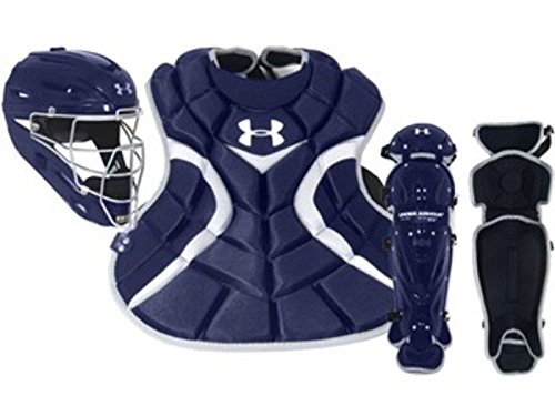 Under Armour Baseball Victory Series Catching Kit Navy, Small - Ages 7-9