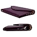 ZOPPEN Mulit-purpose Rfid Blocking Travel Passport Wallet (Ver.4) Tri-fold Document Organizer Holder, Wine Red/Burgundy