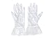 Simplicity Bridal Gloves Lace Wrist Length Special Occasion Wear, White with Lace Wrist