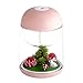 Micro Oil Diffuser Cool Mist Humidifier, House Room Mini Air Humidifiers for Baby Bedroom - Various Night Lights (Pink)
