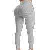 Mubineo Vrouwen Yoga Broek Honingraat Hoge Taille Gym Leggings Tummy Controle Scrunch/Ruches Butt Lift Running Panty