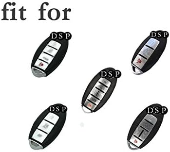 BROVACS Paint Metallic Colour Shell Cover ABS Hard Case Holder Compatible with NISSAN Smart Remote Key Fob SV0500 Grey - Image 4