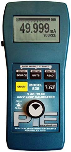 PIECAL 535 Dual Range Loop Calibrator, 4-20 mA/10-50 mA